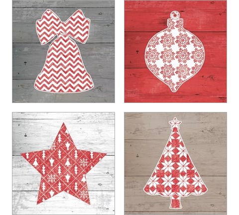 Nordic Holiday 4 Piece Art Print Set by Beth Grove