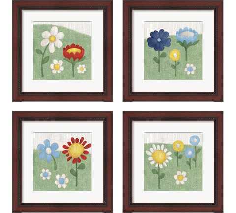 Americana Garden 4 Piece Framed Art Print Set by Beth Grove