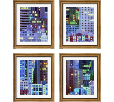 Metropolitain 4 Piece Framed Art Print Set by James Burghardt