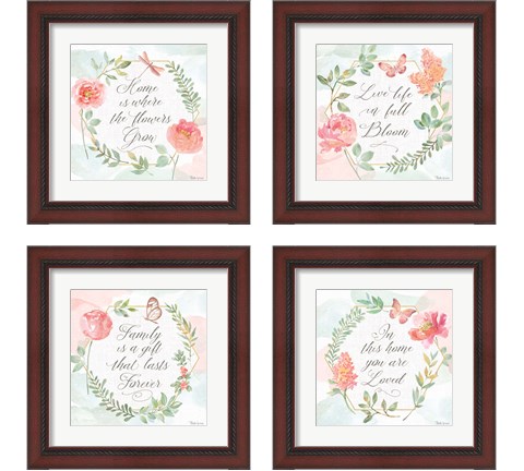 Watercolorful 4 Piece Framed Art Print Set by Beth Grove