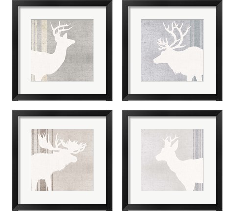 Woodland Animal 4 Piece Framed Art Print Set by Wild Apple Portfolio