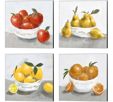 Oranges & Lemons 4 Piece Canvas Print Set by Isabelle Z