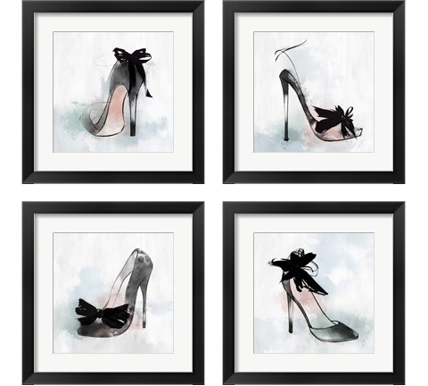 Black Heel 4 Piece Framed Art Print Set by Isabelle Z