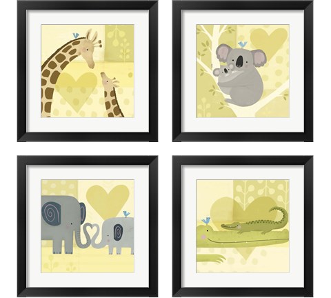 Mama and Me 4 Piece Framed Art Print Set by Victoria Borges