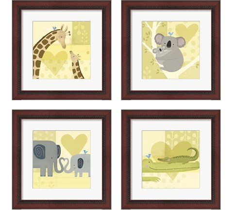Mama and Me 4 Piece Framed Art Print Set by Victoria Borges