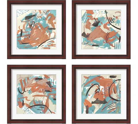 Abstract Composition 4 Piece Framed Art Print Set by Melissa Wang
