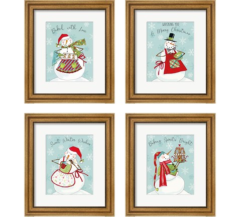 Baked with Love 4 Piece Framed Art Print Set by Anne Tavoletti