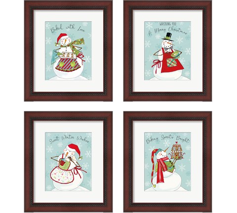 Baked with Love 4 Piece Framed Art Print Set by Anne Tavoletti