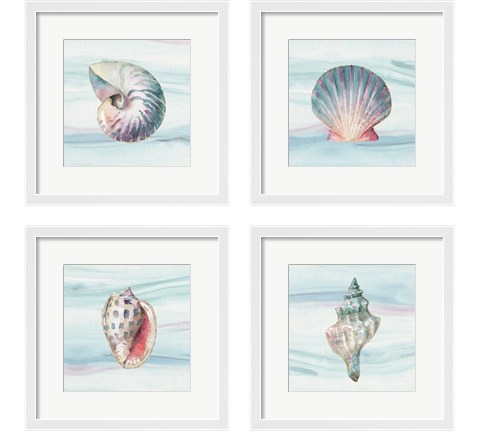 Ocean Dream no Filigree 4 Piece Framed Art Print Set by Lisa Audit