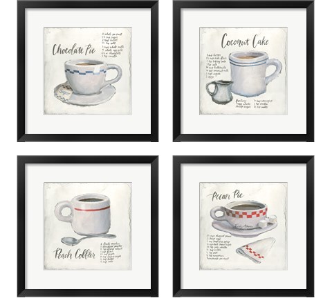 American Diner 4 Piece Framed Art Print Set by Emily Adams