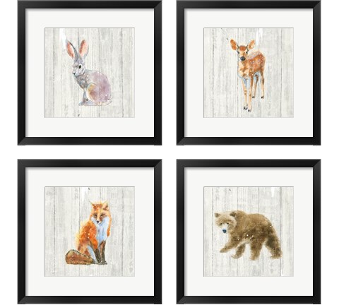 Into the Woods  4 Piece Framed Art Print Set by Emily Adams
