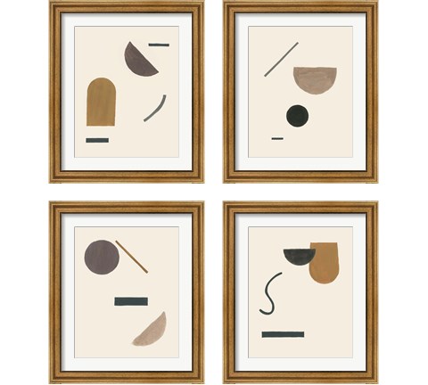 Intraconnected  4 Piece Framed Art Print Set by Melissa Wang