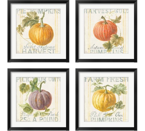 Floursack Autumn 4 Piece Framed Art Print Set by Danhui Nai