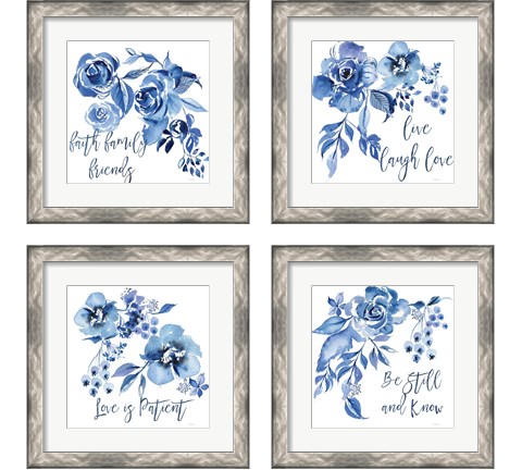 Delft Delight 4 Piece Framed Art Print Set by Kristy Rice