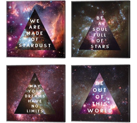 Out of this World  4 Piece Canvas Print Set by Wild Apple Portfolio