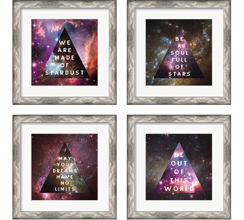 Out of this World  4 Piece Framed Art Print Set by Wild Apple Portfolio
