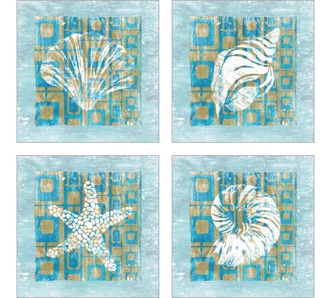 Shell Game 4 Piece Art Print Set by Alicia Soave