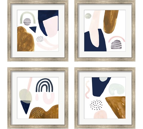 Double Scoop 4 Piece Framed Art Print Set by Victoria Borges