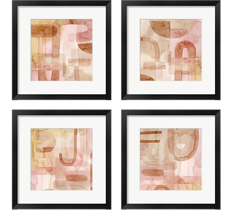 Build Up 4 Piece Framed Art Print Set by Grace Popp