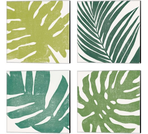 Tropical Treasures 4 Piece Canvas Print Set by Moira Hershey
