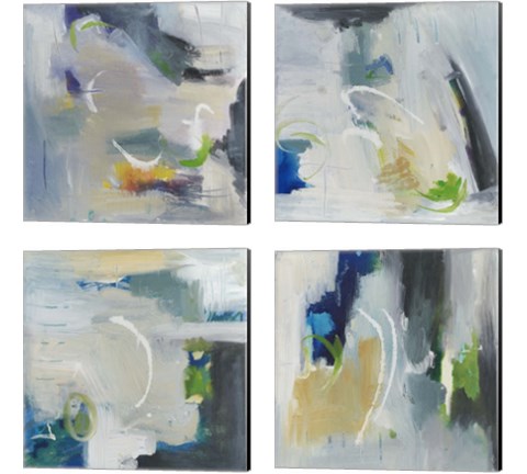 Floating Fantasies 4 Piece Canvas Print Set by Joyce Combs
