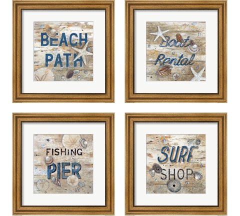 Beach Path 4 Piece Framed Art Print Set by Arnie Fisk