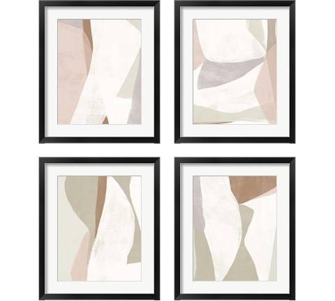 Symphonic Shapes 4 Piece Framed Art Print Set by June Erica Vess