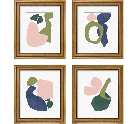 Scattered Meadow 4 Piece Framed Art Print Set by Melissa Wang