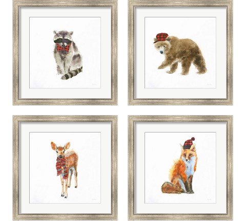 Into the Woods in Style 4 Piece Framed Art Print Set by Emily Adams