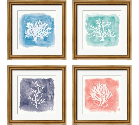 Water Coral Cove 4 Piece Framed Art Print Set by Lisa Audit