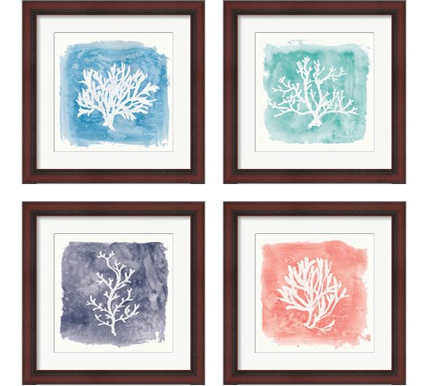 Water Coral Cove 4 Piece Framed Art Print Set by Lisa Audit