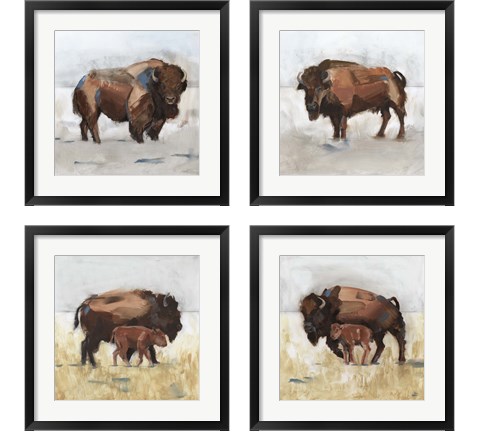 Lodge Guardian 4 Piece Framed Art Print Set by Jacob Green