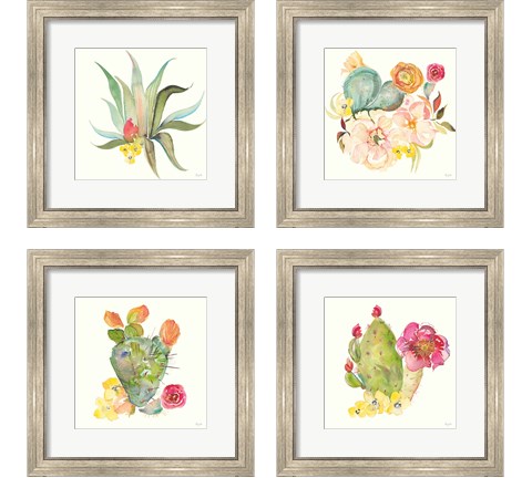 Succulent Desert 4 Piece Framed Art Print Set by Kristy Rice