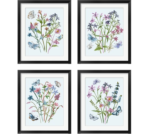 Wildflowers Arrangements 4 Piece Framed Art Print Set by Melissa Wang