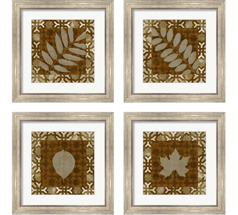Shades of Brown 4 Piece Framed Art Print Set by Alonzo Saunders