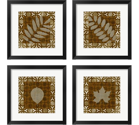 Shades of Brown 4 Piece Framed Art Print Set by Alonzo Saunders