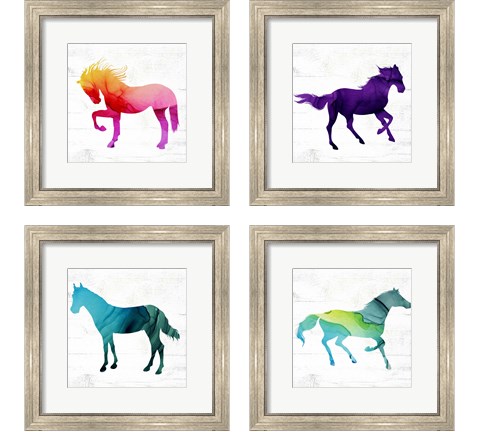 Horse 4 Piece Framed Art Print Set by Valerie Wieners