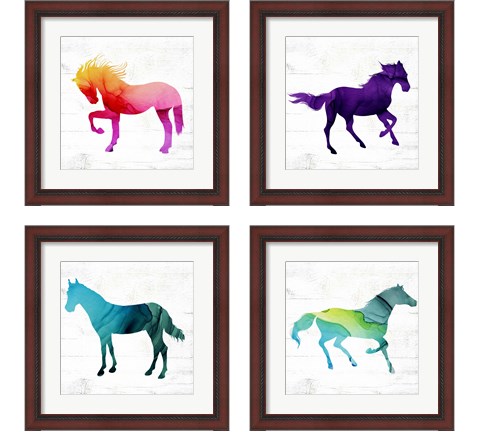 Horse 4 Piece Framed Art Print Set by Valerie Wieners