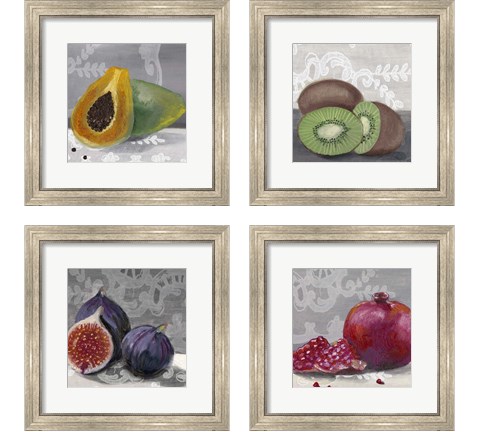 Laura's Harvest  4 Piece Framed Art Print Set by Alicia Ludwig