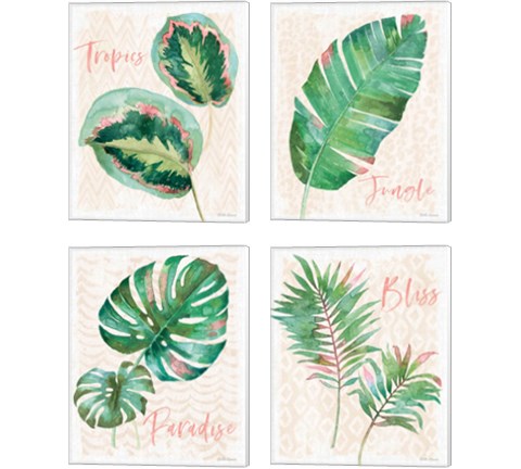 From the Jungle 4 Piece Canvas Print Set by Beth Grove