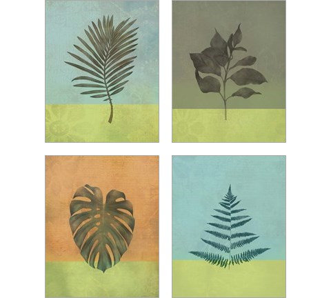Green Botanicals 4 Piece Art Print Set by JMB Designs
