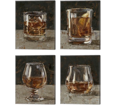 The Hard Stuf 4 Piece Canvas Print Set by Ethan Harper
