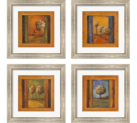 Lonely Trees 4 Piece Framed Art Print Set by Patricia Pinto
