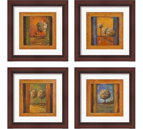 Lonely Trees 4 Piece Framed Art Print Set by Patricia Pinto