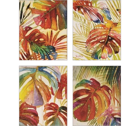 Tropic Botanicals 4 Piece Art Print Set by Marie-Elaine Cusson