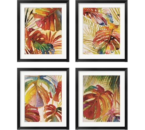 Tropic Botanicals 4 Piece Framed Art Print Set by Marie-Elaine Cusson