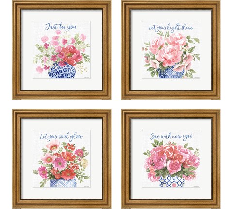 From the East 4 Piece Framed Art Print Set by Beth Grove