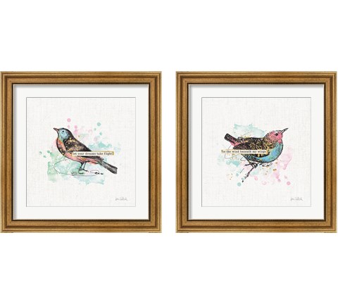 Thoughtful Wings 2 Piece Framed Art Print Set by Katie Pertiet