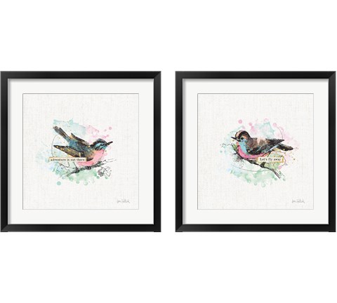 Thoughtful Wings 2 Piece Framed Art Print Set by Katie Pertiet