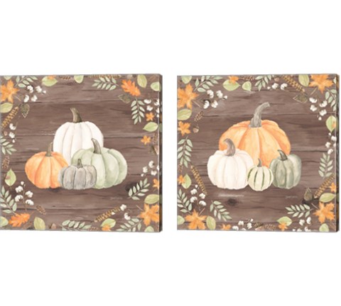 Autumn Offering Dark 2 Piece Canvas Print Set by Jenaya Jackson